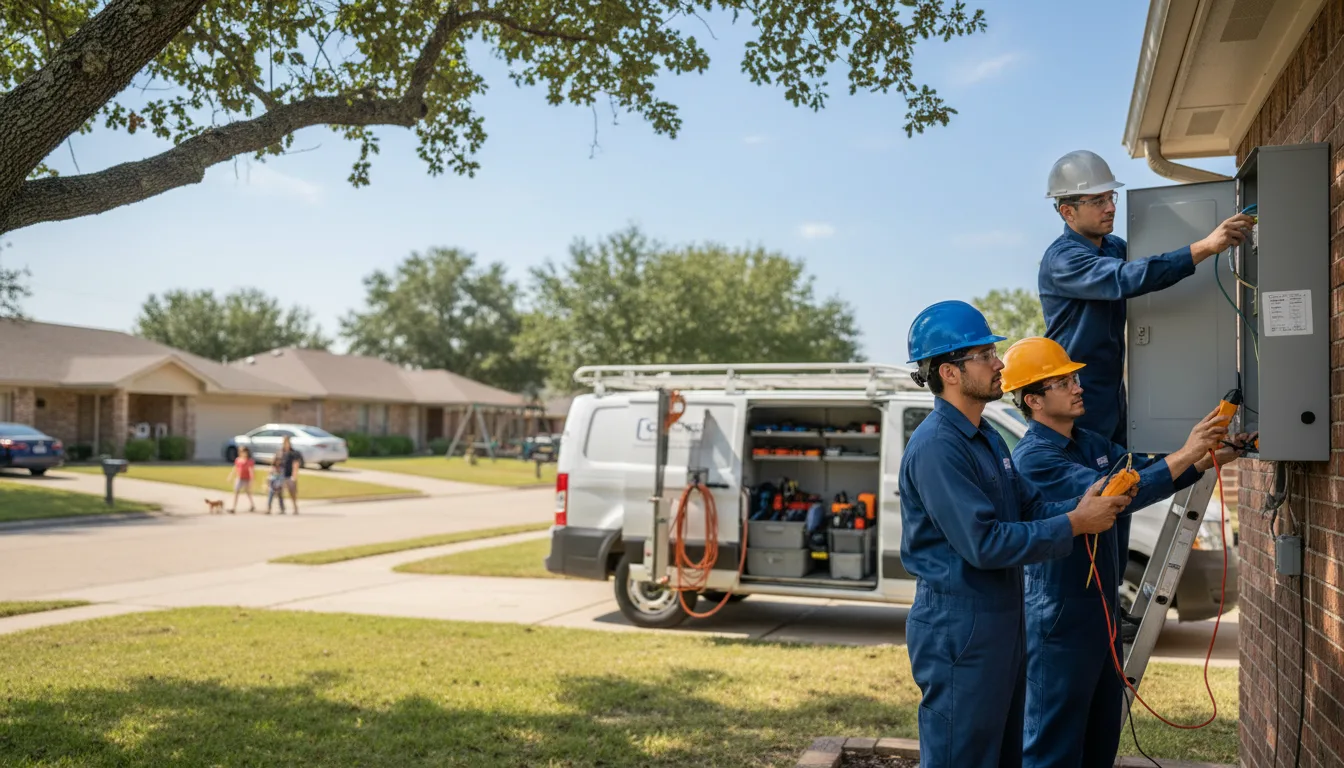 Certified electrician providing emergency electrical services in Burghill, OH